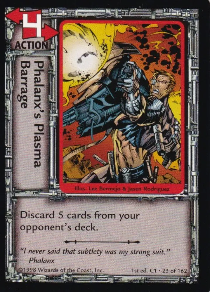 Phalanxs Plasma Barrage
